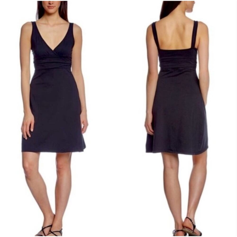 Patagonia Organic Cotton Black Margot Dress Sleeveless XS Casual Athleisure Gorp